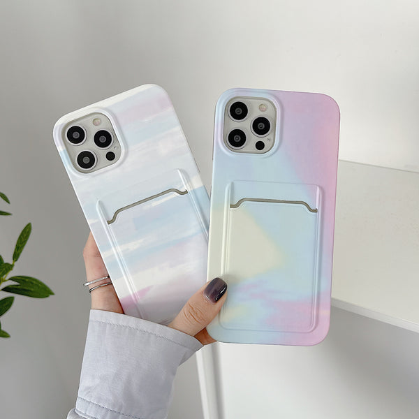 Wonderful Cloud&rainbow halo dye Iphone case